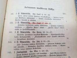 Raamatullinen Saarnakirja - Kolme wuosikertaa uusien ewnkeliumitekstien selityksiä III Kolmas vuosikerta, esitti Emil Murén.