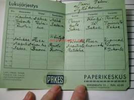 lukujärjestys  tyttökoulu