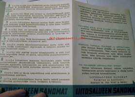 liitosalueen sanomat  1955