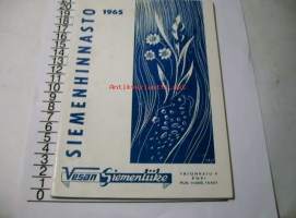 vesan siemenhinnasto  siemenhinnasto 1965