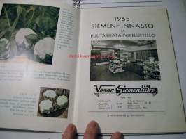 vesan siemenhinnasto  siemenhinnasto 1965