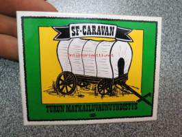 SF-Caravan - Turun Matkailuvaunuyhdistys -tarra