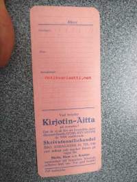 Kirjotin-Aitta läsordning -lukujärjestys