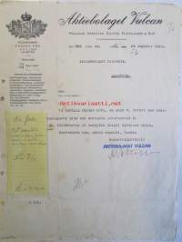 Aktiebolaget Vulcan Åbo, 24. september 1921 -asiakirja