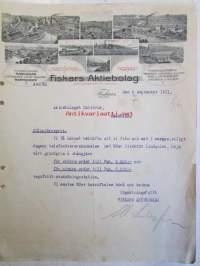 Fiskars Aktiebolaget, den 5 september 1921 -asiakirja