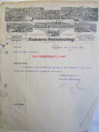 Fiskars Aktiebolaget, den 1 april 1921 -asiakirja