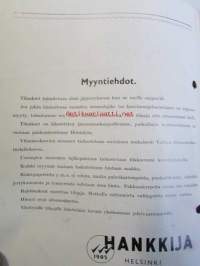 Hankkija Kasvitarhasiemenet kasvinsuojeluaineet 1960