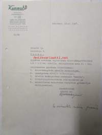 Kummos Oy, Pitäjänmäki 11.8. 1947 -asiakirja