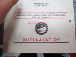 ARKO asetyleenikaasunkehittäjä -myyntiesite