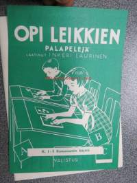 Opi leikkien palapeli K. 1-5 Konsonantin käyttö - laatinut Inkeri Laurinen