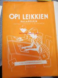 Opi leikkien palapeli L 3-6. Lauseenjäsennysharjoituksia - laatinut Inkeri Laurinen, kuvittanut Rudolf Koivu?