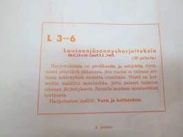 Opi leikkien palapeli L 3-6. Lauseenjäsennysharjoituksia - laatinut Inkeri Laurinen, kuvittanut Rudolf Koivu?