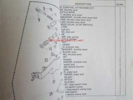 Quicksilver parts catalog 4 H.P., 5 H.P. -Katso tarkemmat malli merkinnät kuvasta