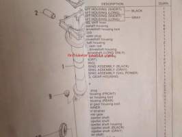Quicksilver parts catalog 4 H.P., 5 H.P. -Katso tarkemmat malli merkinnät kuvasta