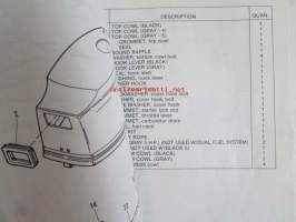 Quicksilver parts catalog 4 H.P., 5 H.P. -Katso tarkemmat malli merkinnät kuvasta