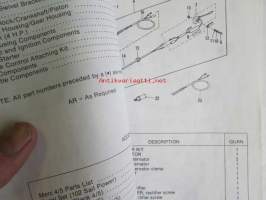 Quicksilver parts catalog 4 H.P., 5 H.P. -Katso tarkemmat malli merkinnät kuvasta