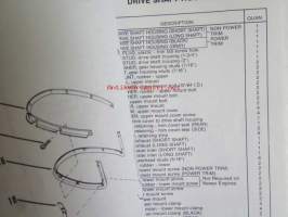 Quicksilver parts catalog 50 H.P. / 60 H.P. ( 3 cylinder )-Katso tarkemmat malli merkinnät kuvasta