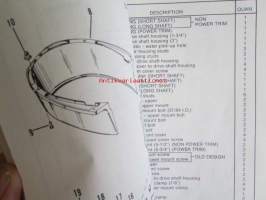 Quicksilver parts catalog 20 H.P. / 25 H.P. -Katso tarkemmat malli merkinnät kuvasta