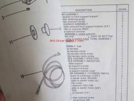 Quicksilver parts catalog 20 H.P. / 25 H.P. -Katso tarkemmat malli merkinnät kuvasta