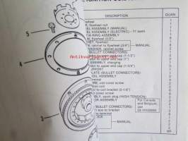 Quicksilver parts catalog 20 H.P. / 25 H.P. -Katso tarkemmat malli merkinnät kuvasta