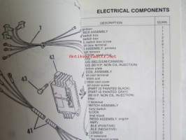 Quicksilver parts catalog 75 H.P. / 90 H.P. -Katso tarkemmat malli merkinnät kuvasta