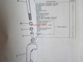 Quicksilver parts catalog 40 H.P. -Katso tarkemmat malli merkinnät kuvasta