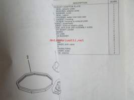 Quicksilver parts catalog 40 H.P. -Katso tarkemmat malli merkinnät kuvasta