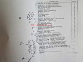 Quicksilver parts catalog 40 H.P. -Katso tarkemmat malli merkinnät kuvasta