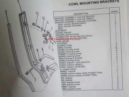 Quicksilver parts catalog 100 H.P. / 115 H.P. -Katso tarkemmat malli merkinnät kuvasta