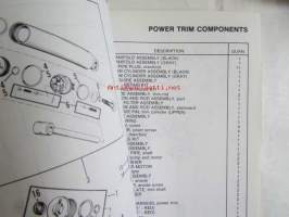 Quicksilver parts catalog 135 H.P. / 150 H.P. (V-6) -Katso tarkemmat malli merkinnät kuvasta
