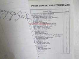 Quicksilver parts catalog 135 H.P. / 150 H.P. (V-6) -Katso tarkemmat malli merkinnät kuvasta
