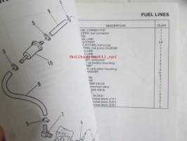Quicksilver parts catalog 135 / 150 XR4 / MAgnum II, 175 -Katso tarkemmat malli merkinnät kuvasta