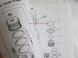 Quicksilver parts catalog 175 H.P. (V-&amp;) -Katso tarkemmat malli merkinnät kuvasta