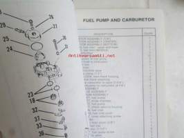 Quicksilver parts catalog 175 H.P. (V-&amp;) -Katso tarkemmat malli merkinnät kuvasta