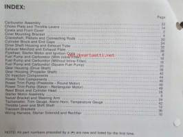 Quicksilver parts catalog 200 H.P. (V-6) -Katso tarkemmat malli merkinnät kuvasta
