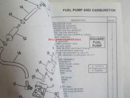 Quicksilver parts catalog 200 H.P. (V-6) -Katso tarkemmat malli merkinnät kuvasta