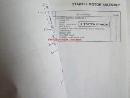 Quicksilver parts catalog 200 H.P. (V-6) -Katso tarkemmat malli merkinnät kuvasta
