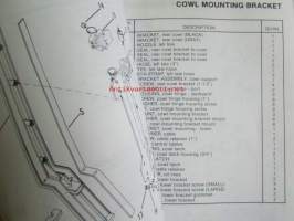 Quicksilver parts catalog 200 H.P. (V-6) -Katso tarkemmat malli merkinnät kuvasta