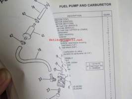 Quicksilver parts catalog 200 H.P. (V-6) -Katso tarkemmat malli merkinnät kuvasta
