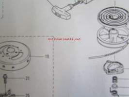 Quicksilver parts catalog 2.5/3 H.P. -Katso tarkemmat malli merkinnät kuvasta