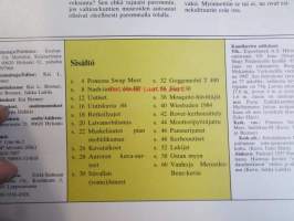 Mobilisti 1984 nr 3 -Lehti vanhojen autojen harrastajille, sisällysluettelo löytyy kuvista.