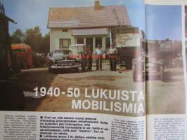 Mobilisti 1982 nr 5 -Lehti vanhojen autojen harrastajille, sisällysluettelo löytyy kuvista.