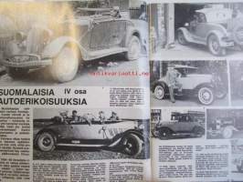 Mobilisti 1987 nr 4 -Lehti vanhojen autojen harrastajille, sisällysluettelo löytyy kuvista.