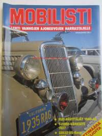 Mobilisti 1987 nr 5 -Lehti vanhojen autojen harrastajille, sisällysluettelo löytyy kuvista.