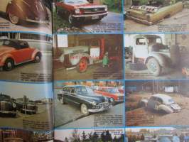 Mobilisti 1985 nr 4 -Lehti vanhojen autojen harrastajille, sisällysluettelo löytyy kuvista. Laaja esittely Chevrolet 1955-57 malleista. Ford V-8 malleista kuvia