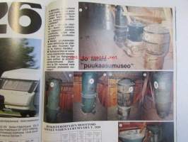 Mobilisti 1988 nr 6 -Lehti vanhojen autojen harrastajille, sisällysluettelo löytyy kuvista.