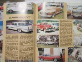 Mobilisti 1990 nr 5 -Lehti vanhojen autojen harrastajille, sisällysluettelo löytyy kuvista.