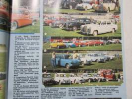 Mobilisti 1990 nr 4 -Lehti vanhojen autojen harrastajille, sisällysluettelo löytyy kuvista.