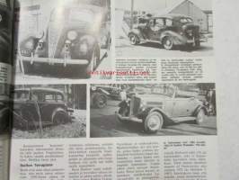 Mobilisti 1990 nr 4 -Lehti vanhojen autojen harrastajille, sisällysluettelo löytyy kuvista.