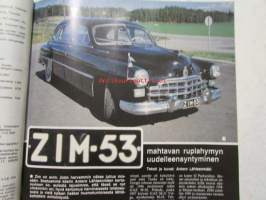 Mobilisti 1990 nr 3 -Lehti vanhojen autojen harrastajille, sisällysluettelo löytyy kuvista.